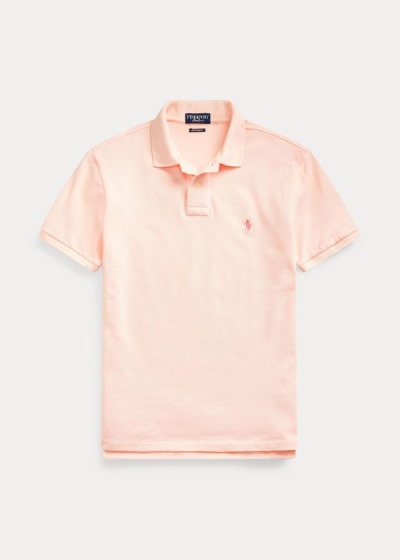 Polos Ralph Lauren Hombre Rosas - Pink Pony Custom Slim Fit - EWDXZ6159